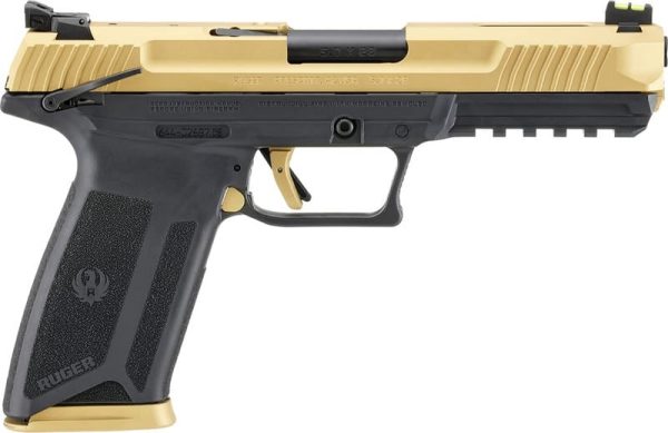 RUGER 57 GOLD / BLACK 5.7 X 28 4.94" BARREL 20-ROUNDS