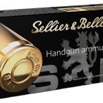 SELLIER AND BELLOT CENTERFIRE HANDGUN BRASS .380 AMMO 92-GRAIN 50-ROUNDS FMJ