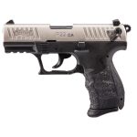 WALTHER P22 22LR NICKEL 3.42" BARREL 10 ROUNDS