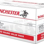 WINCHESTER BRASS AMMO .223 REM 55-GRAIN 150-ROUNDS FMJ VALUE PACK