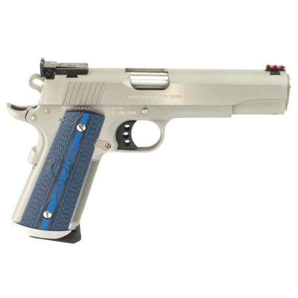 COLT 1911 GOVERNMENT GOLD CUP TROPHY STAINLESS .45 ACP 5" BARREL 8-ROUNDS