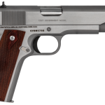 COLT 1911 GOVERNMENT STAINLESS .45 ACP 5" BARREL 7-ROUNDS ROSEWOOD GRIPS