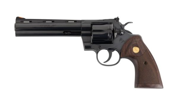 COLT FIREARMS PYTHON BLUED / WALNUT .357 MAG / .38 SPL 6" BARREL 6-ROUNDS