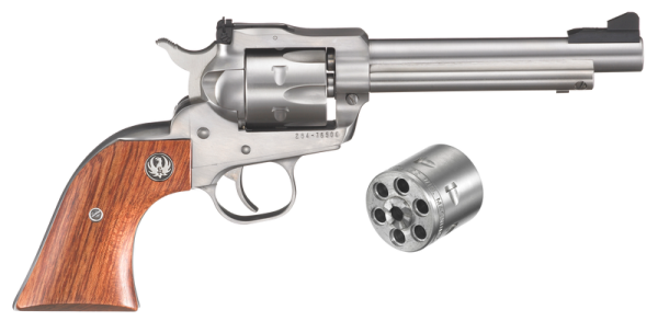 RUGER SINGLE-SIX CONVERTIBLE STAINLESS .22 LR / .22 MAG 5.5" BARREL 6-ROUNDS