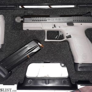 CZ P-10 C Suppressor-Ready Urban Grey - 4.6" 9mm
