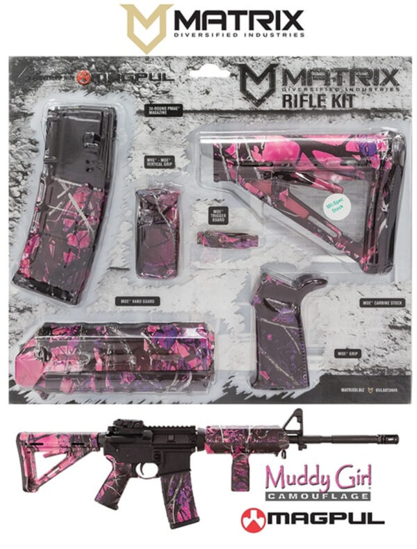 Matrix Diversified Muddy Girl Magpul MOE Kit Poly AR-15