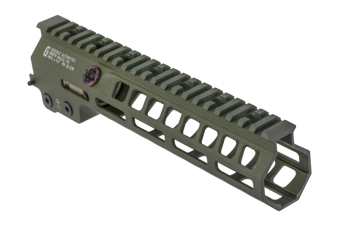 Geissele Automatics Super Modular MK14 M-LOK Handguard for AR-15 – 9.3 Inch – OD Green