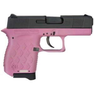 Diamondback DB9 9mm Luger 3-Inch Black and Pink Cerakote Pistol with 6+1 Round Capacity