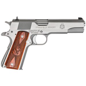 Springfield Armory 1911 Mil-Spec .45 ACP 5-Inch Polished Stainless Steel Pistol - California Compliant