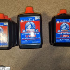 Swiss 1.5F Caviar Ball Black Powder for Muzzleloading & Reloading
