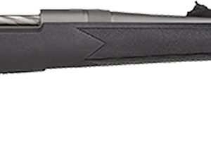 Mossberg 28136 Patriot  Full Size 338 Win Mag 3+1 24″ Stainless Cerakote Threaded Barrel, Drilled & Tapped Cerakote Stainless Steel Receiver, Black Fixed Synthetic Stock, Right Hand